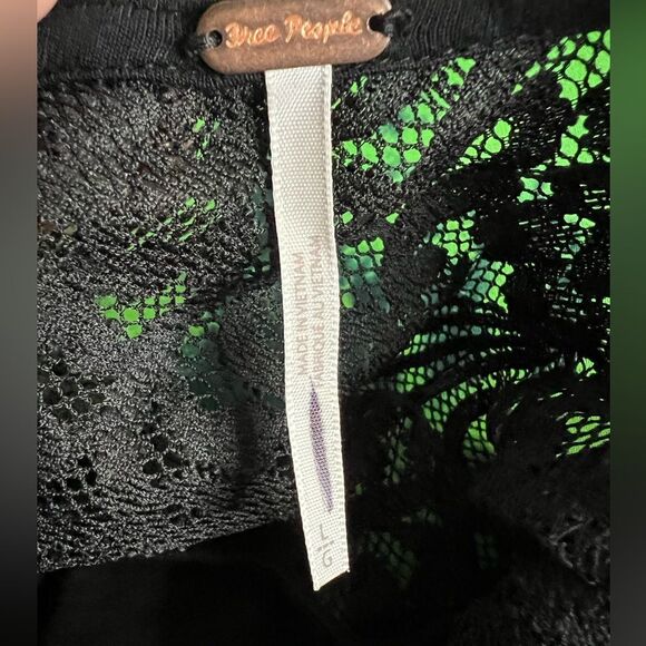 Free People x Revolve Adored Maxi Black Lace Dress - Picture 10 of 11